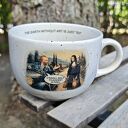 Kubek ceramiczny Van Gogh - Pojedziemy w..., 600 ml (handmade)