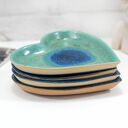 Ceramiczna misa/patera turkusowa do biżuterii - sypialnia, kuchnia i łazienka