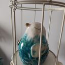Ptaszek - wróbel ceramiczny - figurka handmade z ceramiki