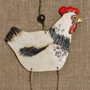 Kogut wiszący ceramiczny