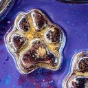 Ceramiczny talerzyk psie łapki ( c916)