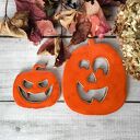 Ręcznie wykonana dynia na Halloween z ceramiki BADURA