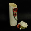 Pojemnik ceramiczny na kawę i herbatę z makami