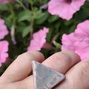 Regulowany pierścionek ceramiczny - ręcznie wykonane rękodzieło