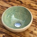 Unikatowa, ręcznie wykonana umywalka ceramiczna nablatowa w naturalnej, spokojnej