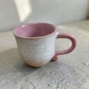 Romantyczny kubek ceramiczny 250 ml dla niej - ręcznie zdobiony