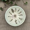 Umywalka ceramiczna „Łąka” - rękodzieło z gliny szamotowej