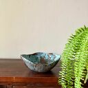 Misa ceramiczna Deep Lines - ręcznie robiona miska na owoce, sałatki i dekoracje