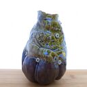 Ceramiczny wazon „Koronkowy Bufon” - unikat na domowe kwiaty