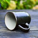 Duży kubek ceramiczny „Gwiezdny pył” 350 ml (brązowo-szary)
