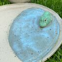 Ceramiczny zestaw do matchy i kawy - czarka z krokodylem