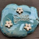 Mydelniczka ceramiczna - ręcznie wykonana do łazienki (Wolna Chwila)