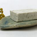 Ceramiczna mydelniczka ręcznie robiona "Green"