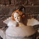 Ceramiczna szkatułka z przykrywką - pojemnik na biżuterię i różności