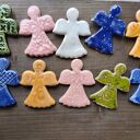 magnesy ceramiczne aniołki