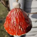 Ręcznie robiony dzwonek ceramiczny - ozdoba na balkon i do ogrodu