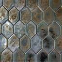 Ręcznie robione płytki ceramiczne „Skóra węża” - ciepły, elegancki efekt na Twojej ścianie