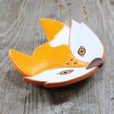 Mydelniczka LIS - ceramiczna do łazienki z motywem zwierząt i lasu