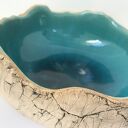 Turkusowa skała - ozdobna miska ceramiczna