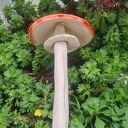 Grzybek ceramiczny handmade na druciku - ozdoba do doniczki