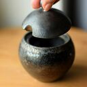 Cukierniczka ceramiczna Ciemne Złoto i Srebro