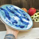 Duży ceramiczny talerz ( c866)