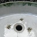 Owalna umywalka ceramiczna „Szarotki” - nablatowa, ręcznie robiona