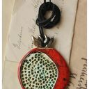 Wisior granat