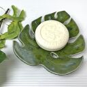 Ceramiczna mydelniczka ręcznie robiona „Zielony smok” - ozdoba łazienki w stylu boho