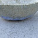 Dekoracyjna owalna umywalka ceramiczna - handmade z gliny