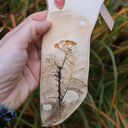 Ceramiczny Anioł z Wrotyczem do zawieszenia - Enio Art, 24 cm
