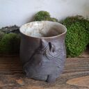 Duży kubek ceramiczny z koniem