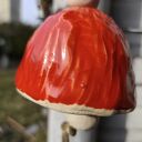 Dzwonek ceramiczny do ogrodu i na balkon - ręcznie robiony Wolna Chwila