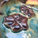 Ceramiczny talerzyk psie łapki ( c858)