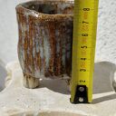 Doniczka - osłonka ceramiczna dla niej - rękodzieło Wolna Chwila