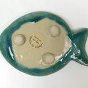 Ceramiczna mydelniczka ręcznie robiona „Rybcia turkus”