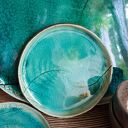 Zestaw talerzy i miseczek do sushi - Paprocie