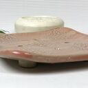 Ceramiczna mydelniczka ręcznie robiona „Historia” - do mydła w kostce