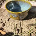 Miseczka ceramiczna do zapiekania z kolorową glazurą