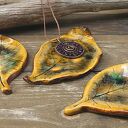 Komplet ceramicznych listków (c884)