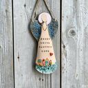 Anioł ceramiczny - dobry domu (duży)