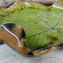 Ceramiczna patera liść kasztanowca ( c918)