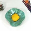 Misa ceramiczna Laguna w turkusowym kolorze - na przekąski i do salonu
