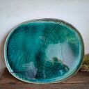 Zestaw talerzy i miseczek do sushi - Paprocie