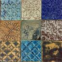Kafle ceramiczne „Barok” - ręcznie robione do eleganckiego wystroju łazienki