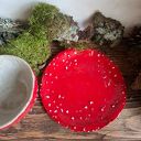 Zestaw kubek z talerzykiem - Muchomor (Amanita)