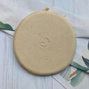 Talerz ceramiczny 25 cm „NICE TO SEA YOU” - rękodzieło z kamionki