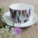 Różowa filiżanka do herbaty "Kolor kobiety" - unikatowy obraz na porcelanie