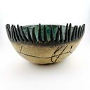 Misa ceramiczna z kolekcji Morskiej - turkus, zieleń i efektowe półmatowe szkliwo