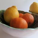 Kapuściane miseczki ceramiczne - komplet 2 szt. z gliny szamotowej